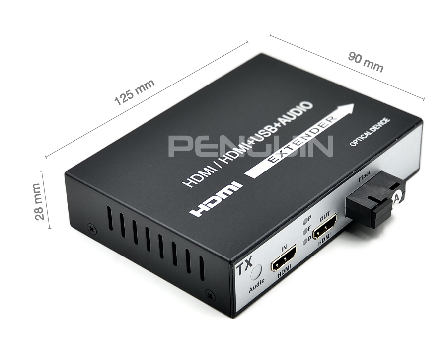 hdmi fiber extender 1080P (Local Loop Output)